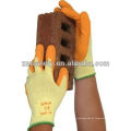 Guantes de trabajo con recubrimiento de látex Polycotton Shrink 10 calibre 10 ZJL01